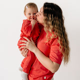 Duo Oversized T-Shirts Maman et enfant - Chili