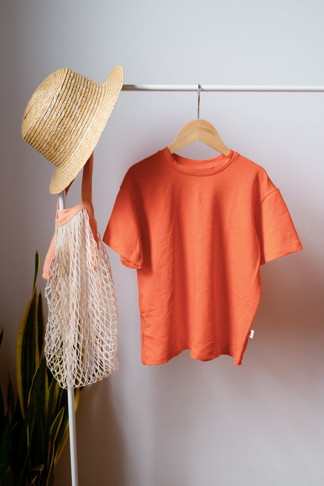 T-Shirt Oversized Papaya