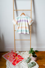 T-Shirt Oversized Little Big Stripes Sugar Swirl