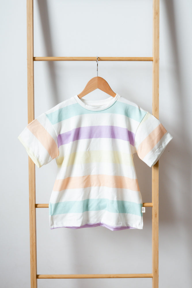 T-Shirt Oversized Little Big Stripes Sugar Swirl