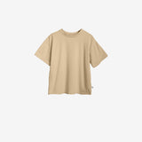 Duo Oversized T-Shirts Maman et enfant - Biscuit